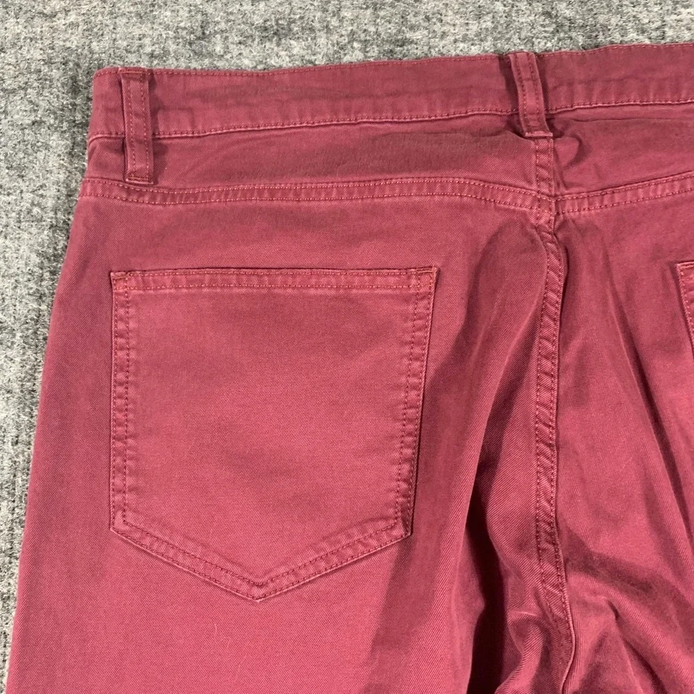 Brooks Brothers‎ Pants Mens 36x32 Red Slim Chino Flat Front Straight Leg Comfort